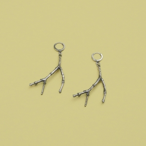 Silver plated HANNA earrings