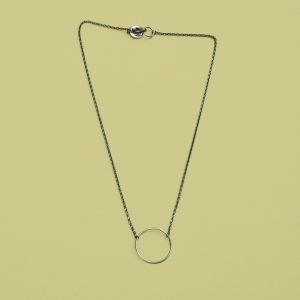 Silver plated JEANNE necklace