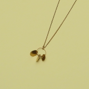 Gold plated ADRIENNE necklace